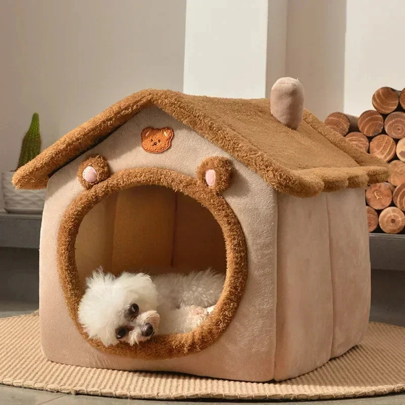 Folding houses for small and medium sized dogs and cats, mattresses,