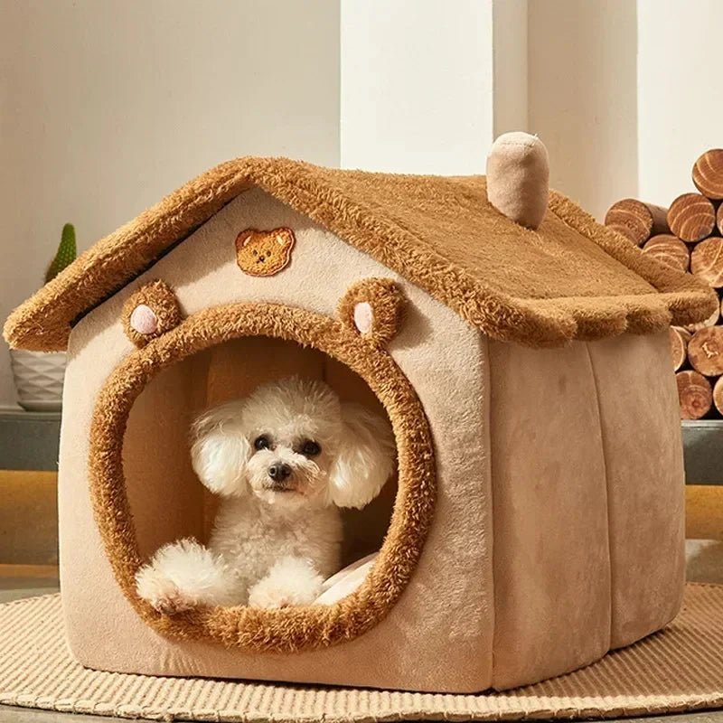 Folding houses for small and medium sized dogs and cats, mattresses,