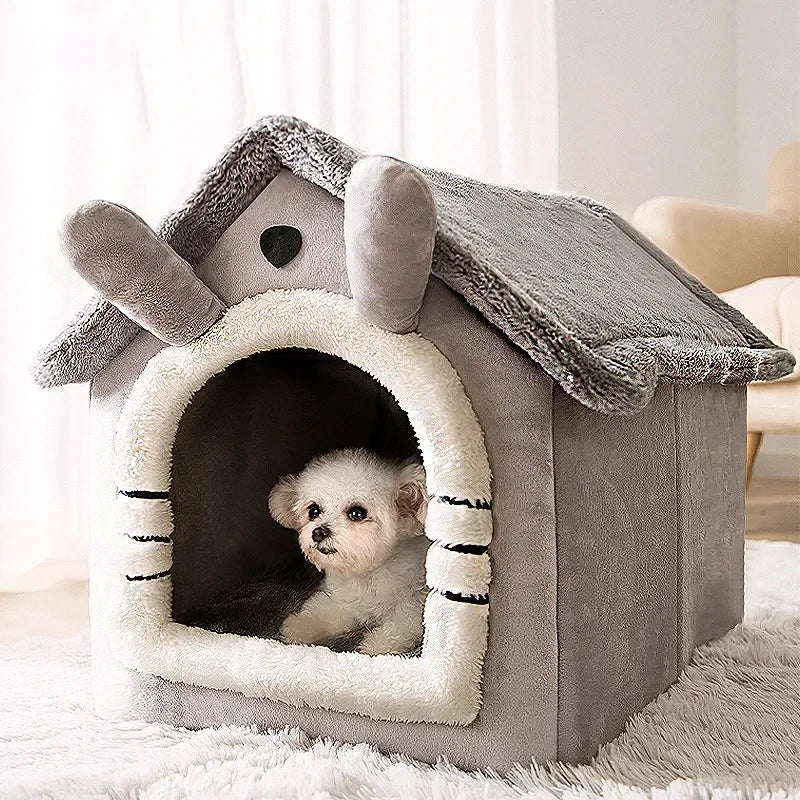 Folding houses for small and medium sized dogs and cats, mattresses,