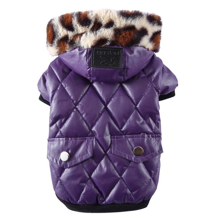 Autumn & Winter Fur Collar Dog Coat