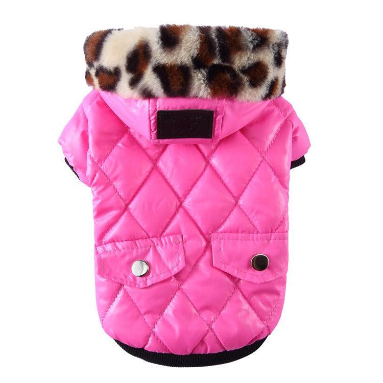 Autumn & Winter Fur Collar Dog Coat