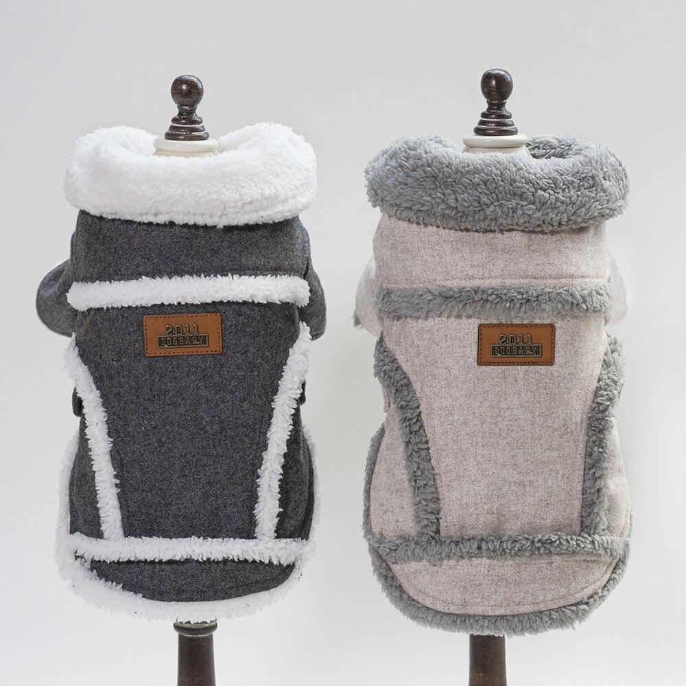 Cozy Chic Winter Dog Jacket - Stylish And Warm Pet Coat For French
