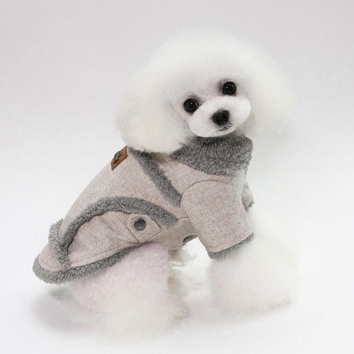 Cozy Chic Winter Dog Jacket - Stylish And Warm Pet Coat For French