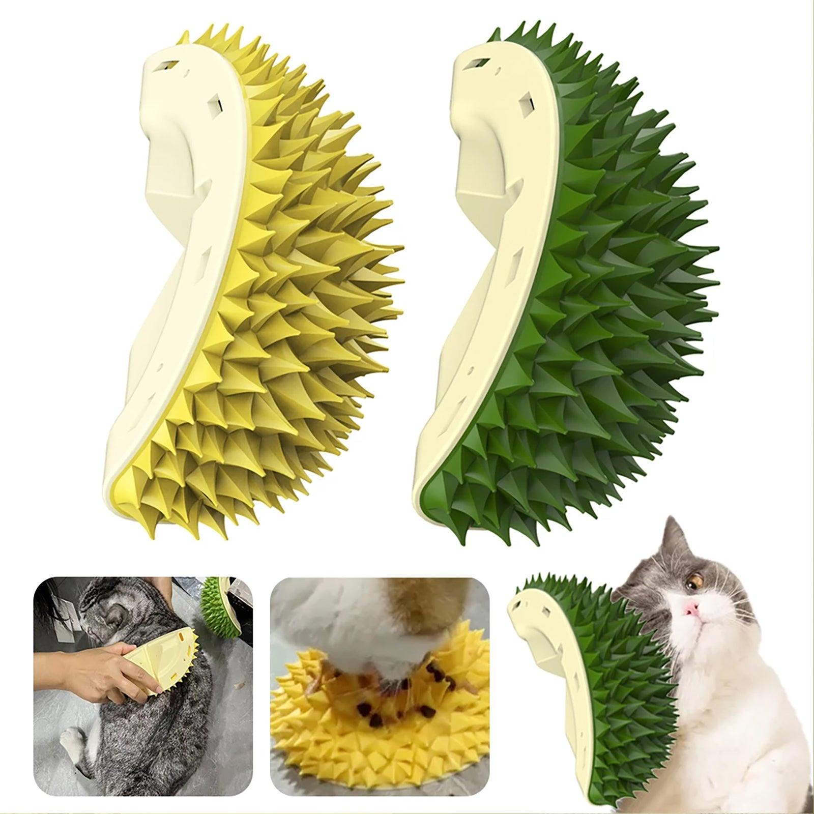 Durian Self-Grooming Wall Corner Brush & Scratcher